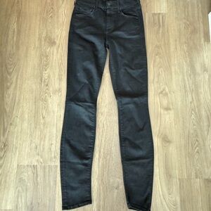 MOTHER Women's Black Skinny Jeans